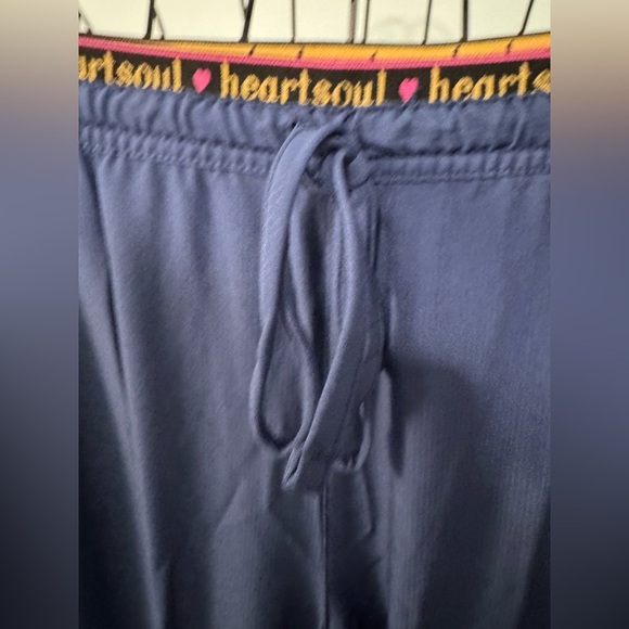 HeartSoul Heart Breaker Drawstring Women’s scrub bottoms Navy Blue 2XL 2X Petite - Picture 4 of 10